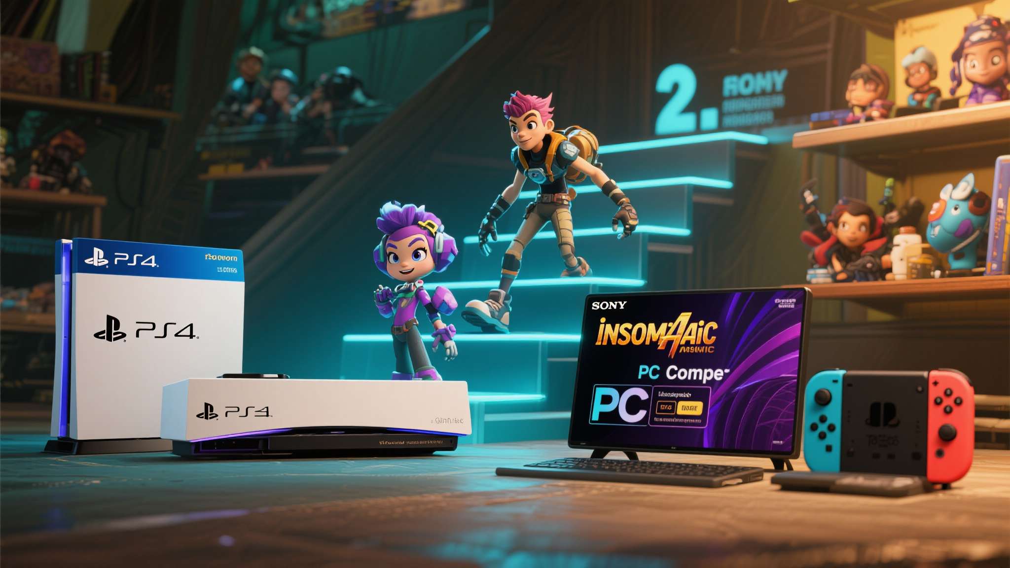 2.&nbsp;跨平台策略扩大受众基数
从PS4到PS5，再到PC平台，Insomnia